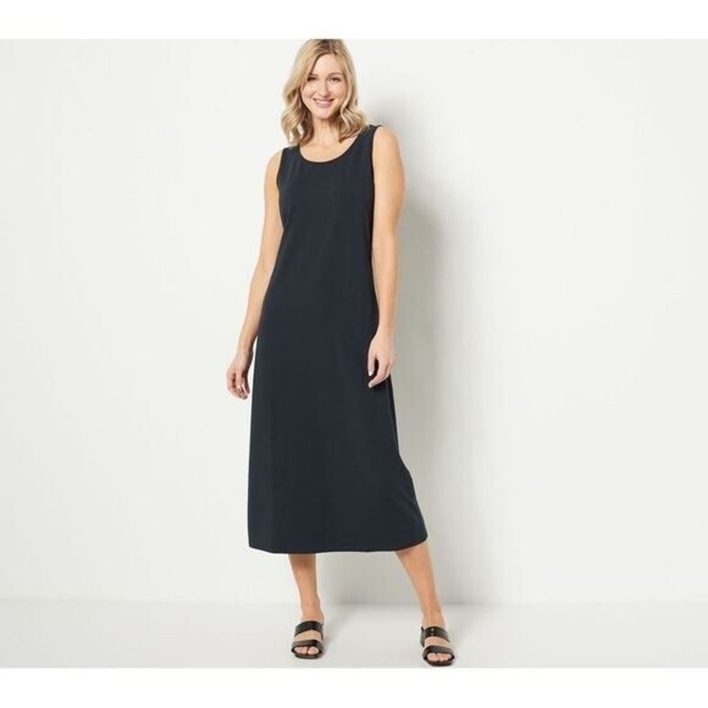 Belle by Kim Gravel TripleLuxe Knit Regular Long Tank Dress